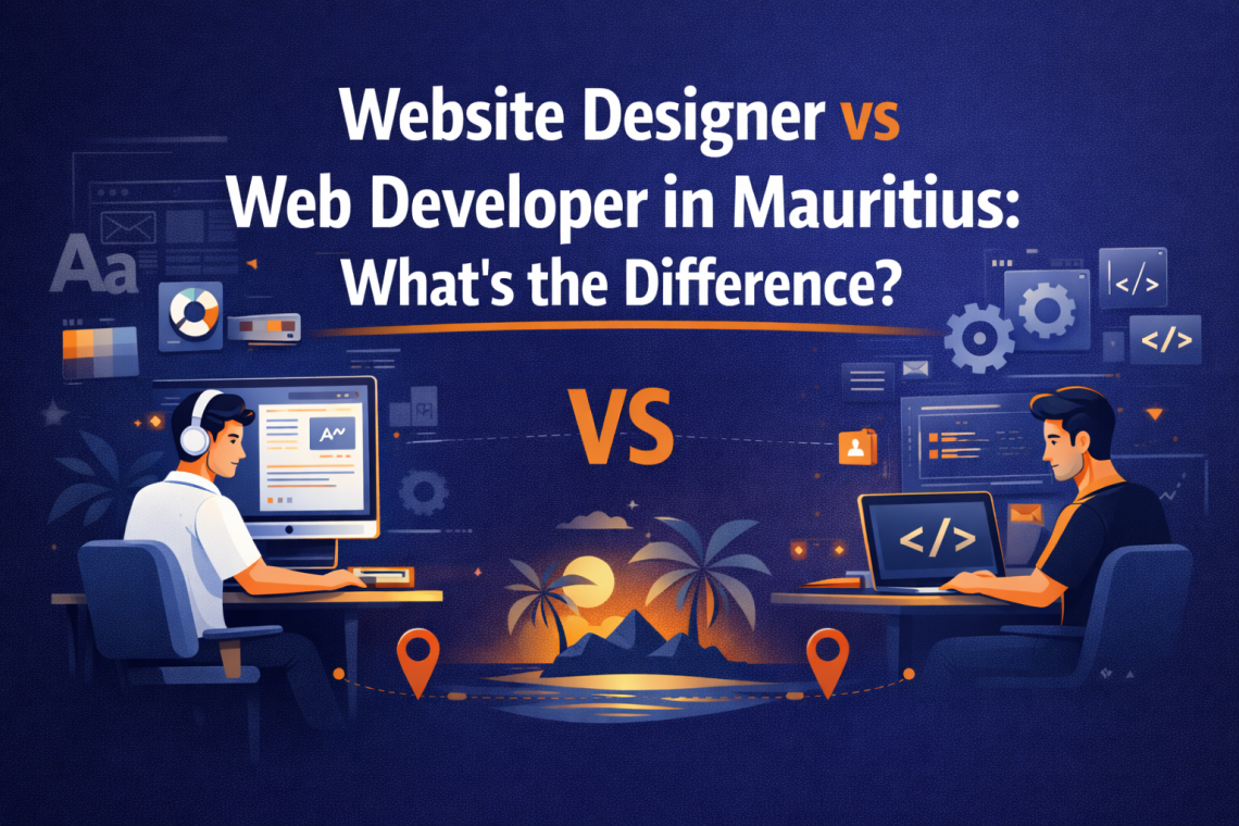 Website Designer vs Web Developer in Mauritius: What’s the Difference?